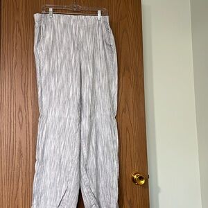 J.Jill Linen Stretch striped pants